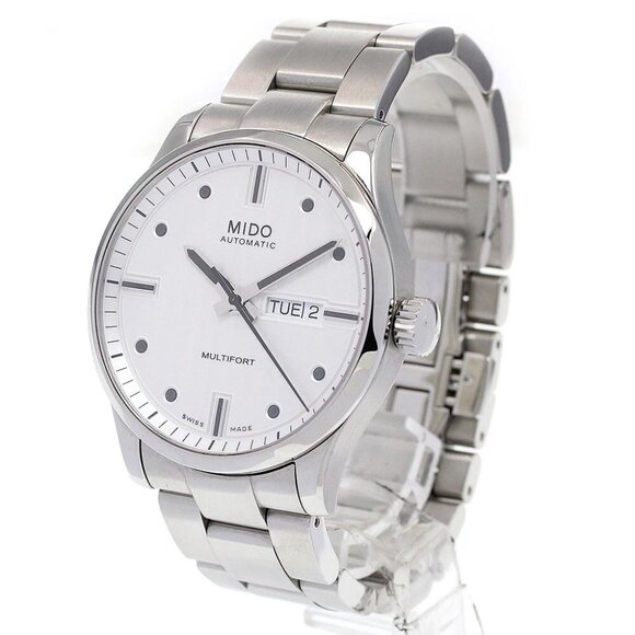 MIDO Multifort M005.430.11.031.80 Day date white Dial Automatic Men's_845952 - Picture 1 of 6